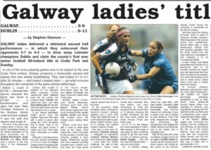 2004 All Ireland Ladies Football Final - Galway 3-9 Dublin 0-11