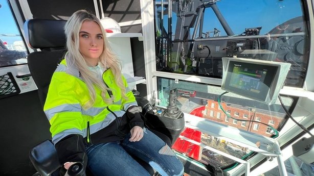 Kate Fahy: Youngest crane operator in the country