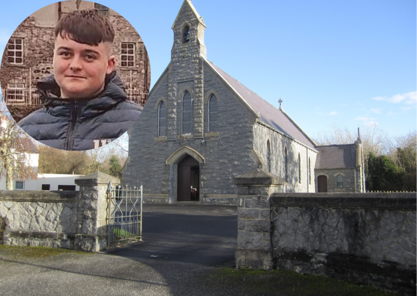 The funeral of teenager Lukas Joyce is held in Annaghdown