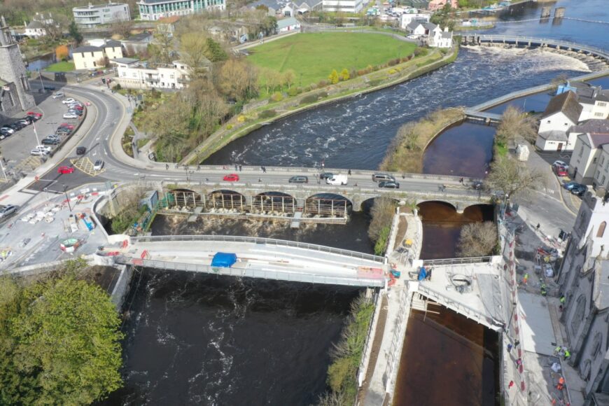 New Salmon Weir Pedestrian and Cycle Bridge to open in coming weeks