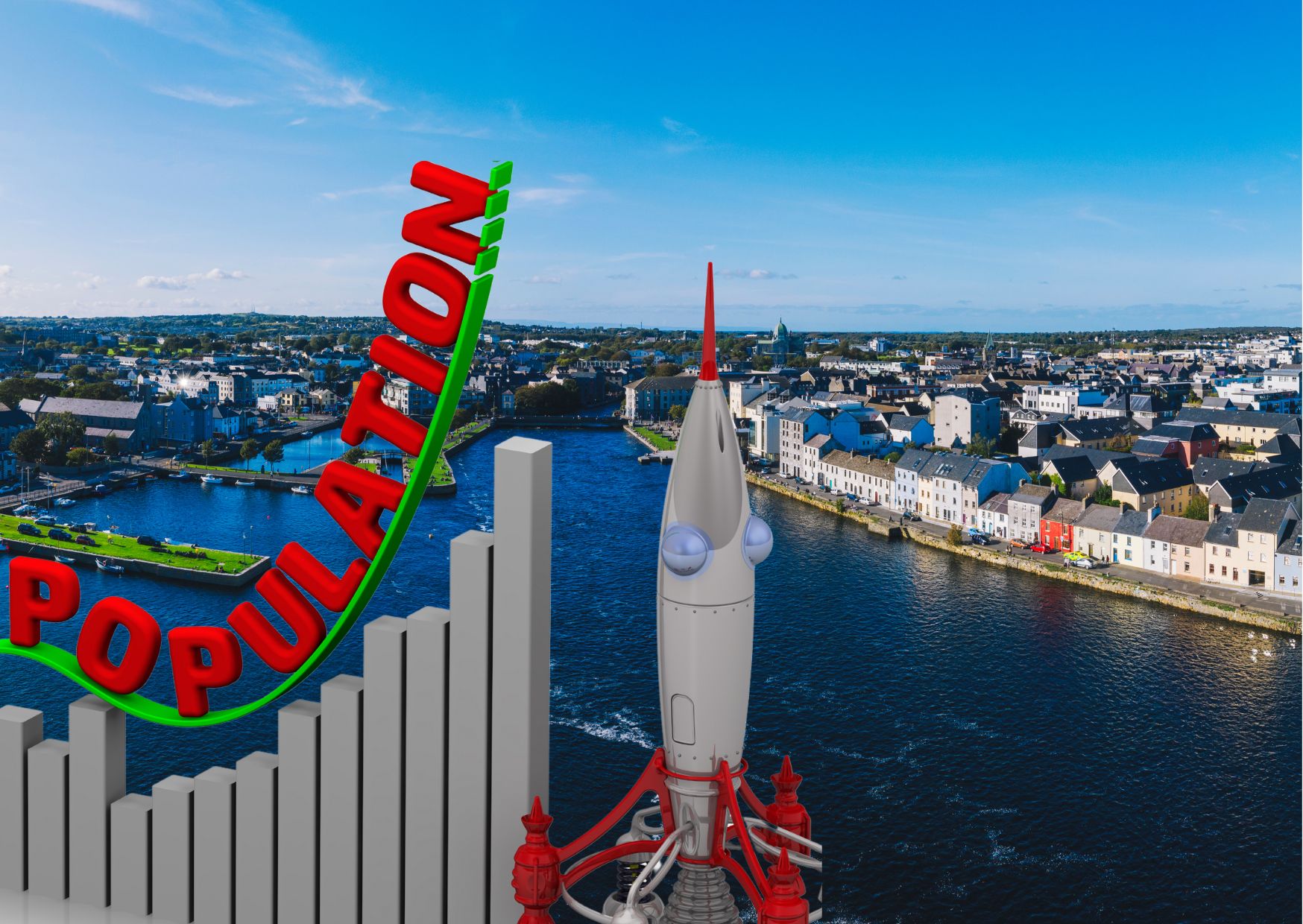 Galway's population has grown by 8 since 2016 Galway Bay FM