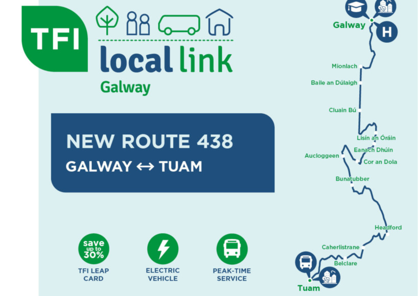 New bus service between Tuam and Galway to launch tomorrow morning