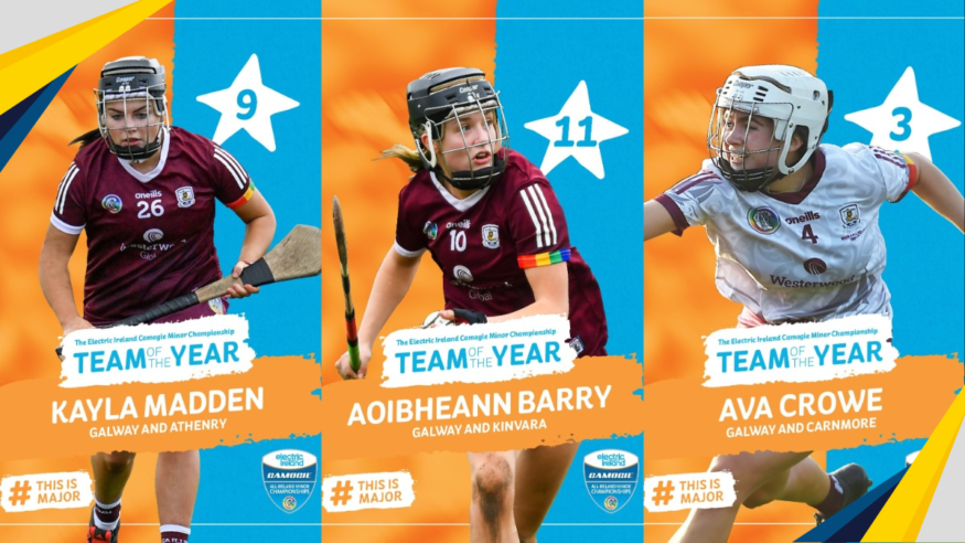 CAMOGIE: Three Galway Players Included in Minor Team of 2023