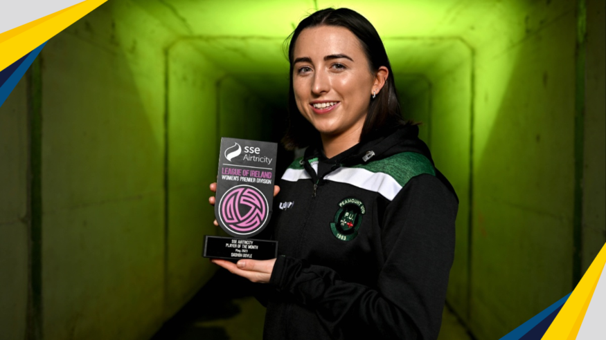 SOCCER: Doyle scoops SSE Airtricity / LOIW Player of the Month for May