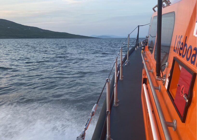 Clifden RNLI tasked to a medical evacuation from Inishturk North, Co Mayo