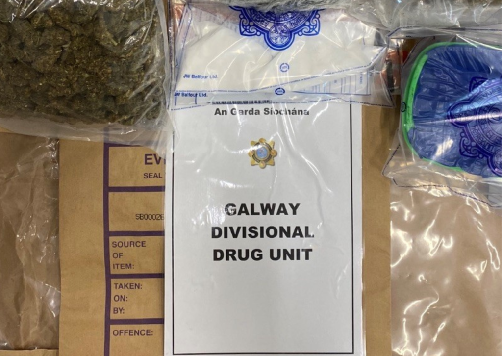 Drugs worth 70 thousand euro seized by Gardaí in Corrandulla