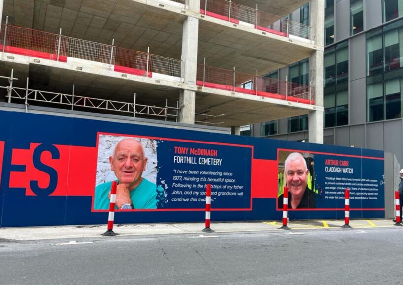 Local unsung heroes highlighted on Bonham Quay billboards