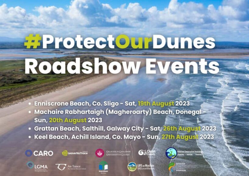 Salthill one of 5 locations chosen for Protect Our Dunes family fun days