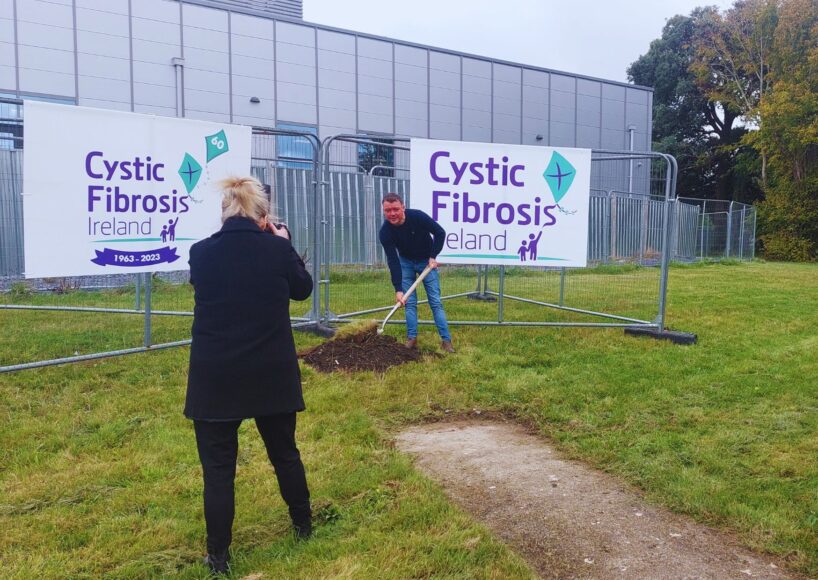 Sod officially turned on new Adult Cystic Fibrosis building at Merlin Park