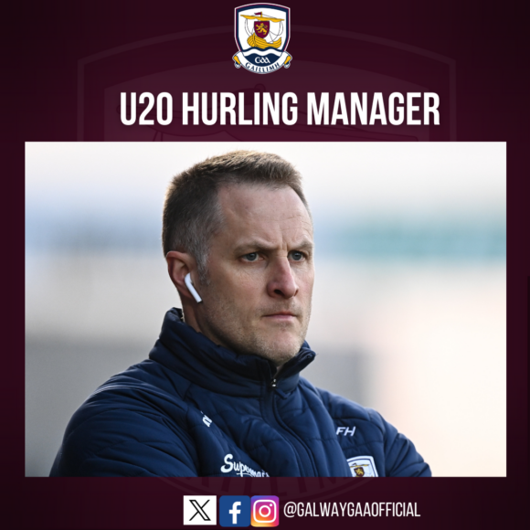 Fergal Healy announced as Galway U20 hurling manager