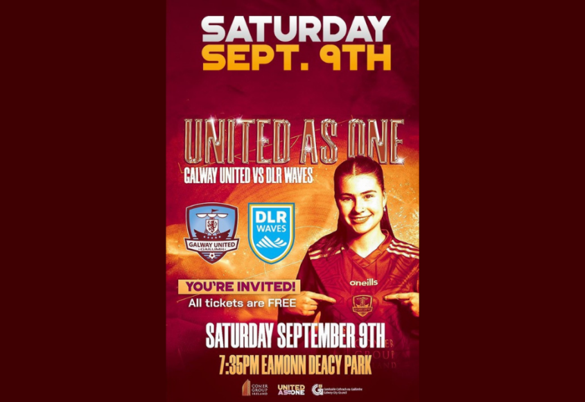Galway United appeal for big home support on Saturday as DLR Waves visit Eamon Deacy Park