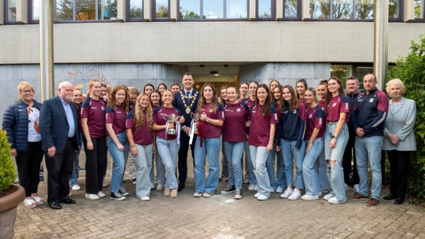 All Ireland Champions Galway Minor Ladies Football Honoured with Mayoral Reception