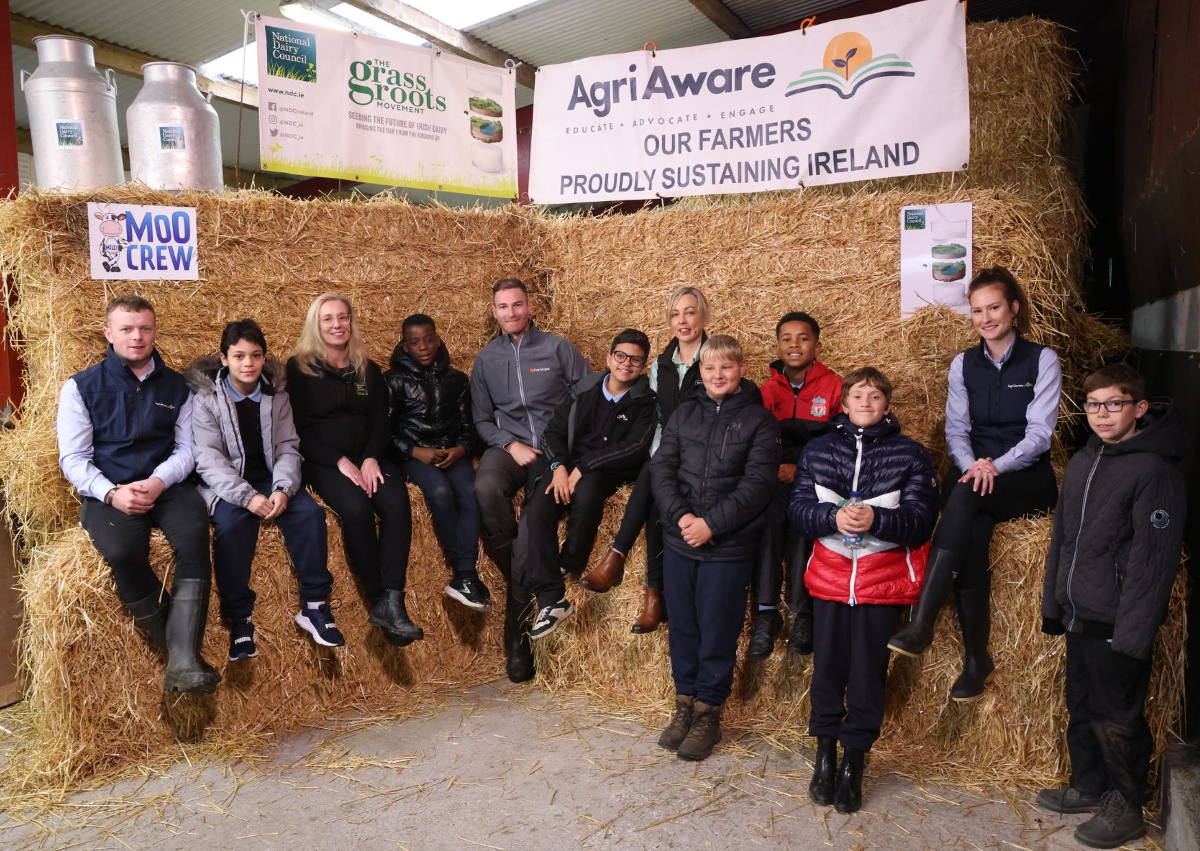 World School Milk Day celebrated on Walsh's farm in Oranmore Galway