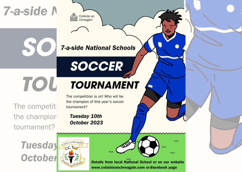 Colaiste an Chreagain to host soccer tournament for local National Schools on Tuesday