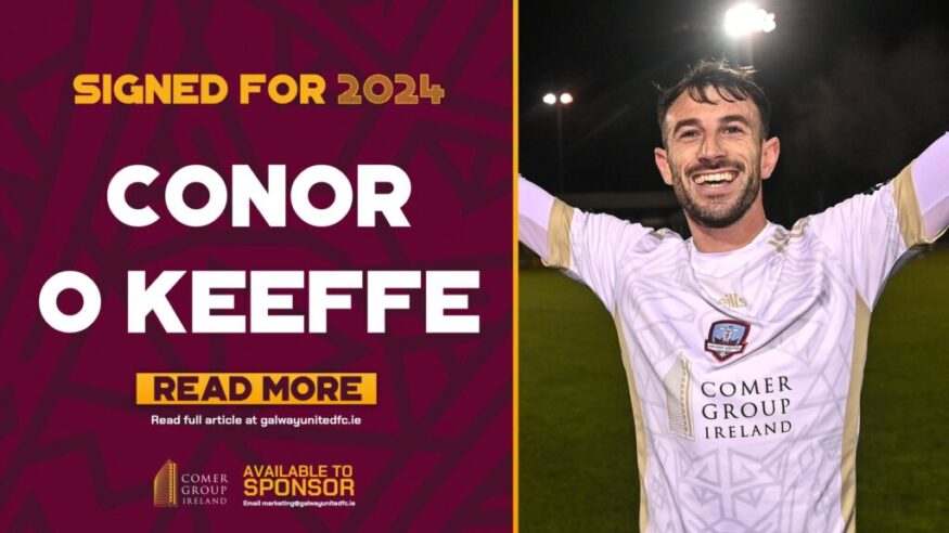 Conor O’Keeffe Re-Signs For Galway United