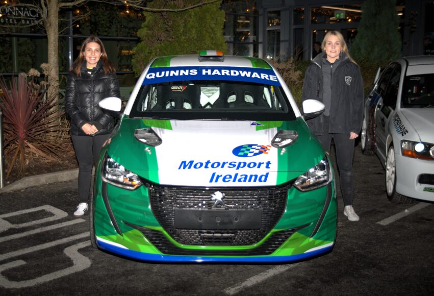 Aoife Raftery will help create an unusual piece of Irish motorsport history on the Corrib Oil Galway International Rally