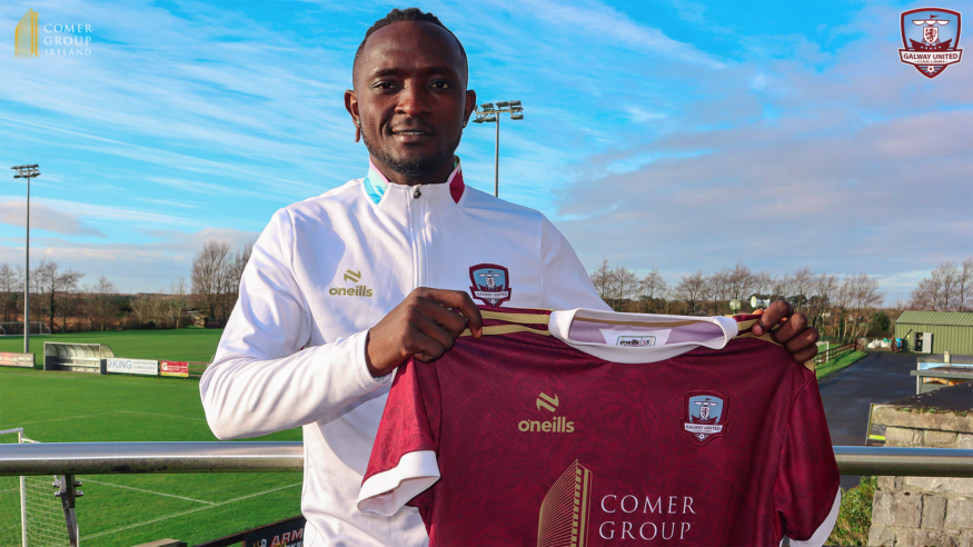 Jeannot Esua signs for Galway United