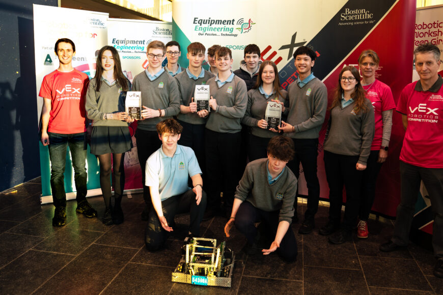6 Galway schools prepare for national final of VEX Robotics schools competition