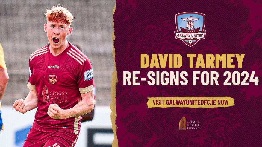 David Tarmey re-signs for Galway United