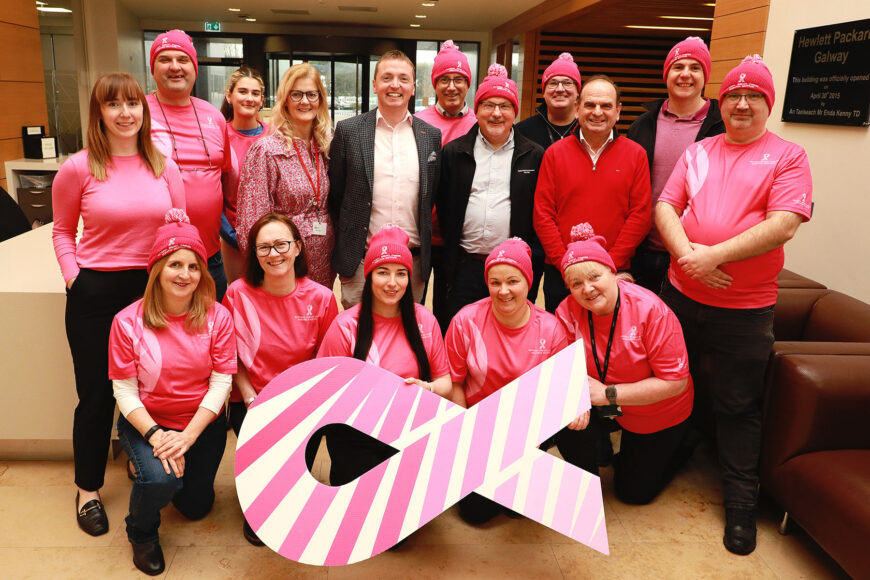 HPE Galway names National Breast Cancer Research Institute as their charity of the year
