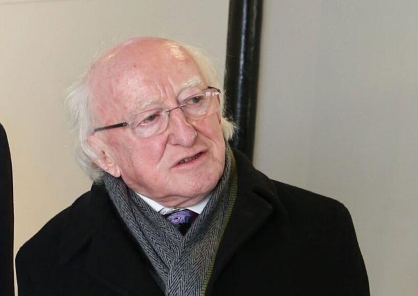 President Higgins pays tribute to Tuam distinguished trade unionist the late Mick Brennan