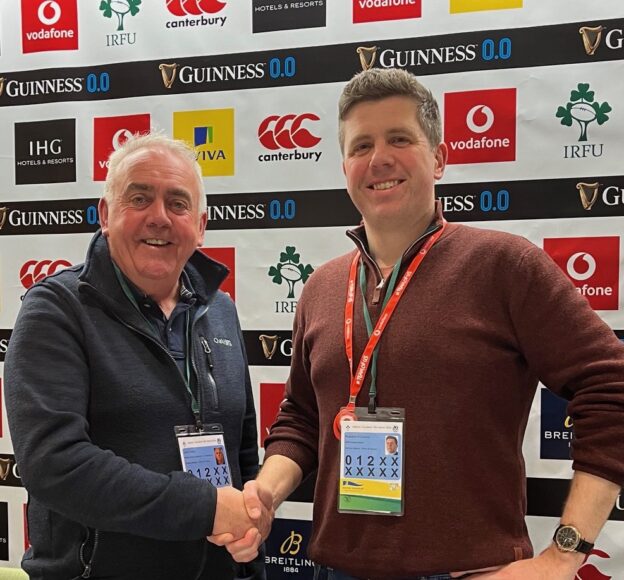 Galway journalist John Fallon elected as chairperson of the Rugby Writers of Ireland.