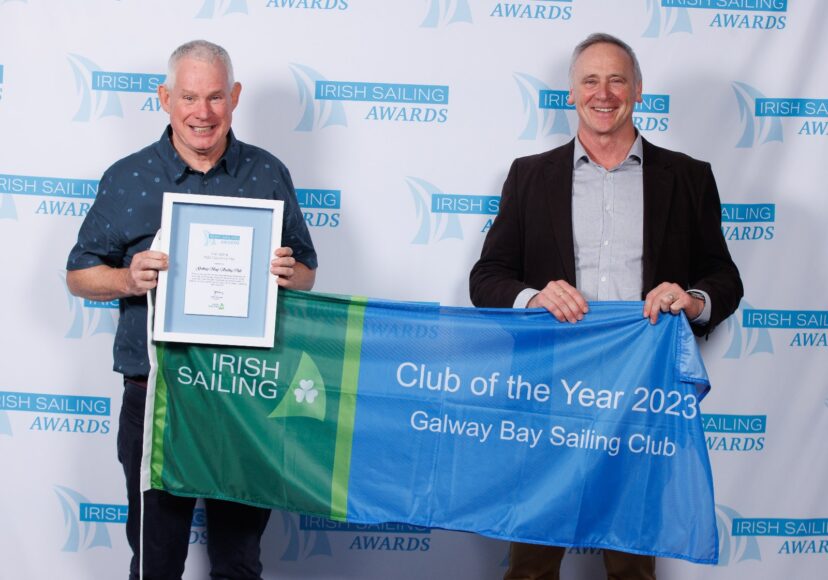 Galway Bay Sailing Club awarded Irish Sailing club of the year 2023