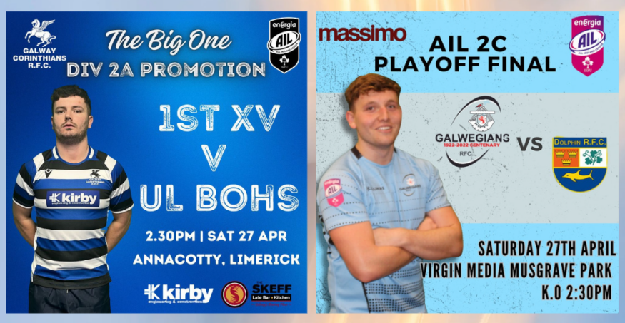 Galwegians and Corinthians going for promotion in AIL Play-Offs