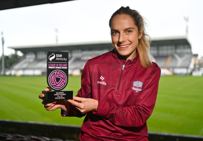 Julie Ann Russell named as Player of the Month for March