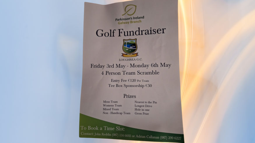 Golf Fundraiser For Parkinsons Galway Branch