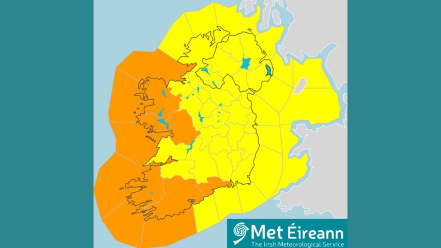Status Orange Wind Warning in place for Galway