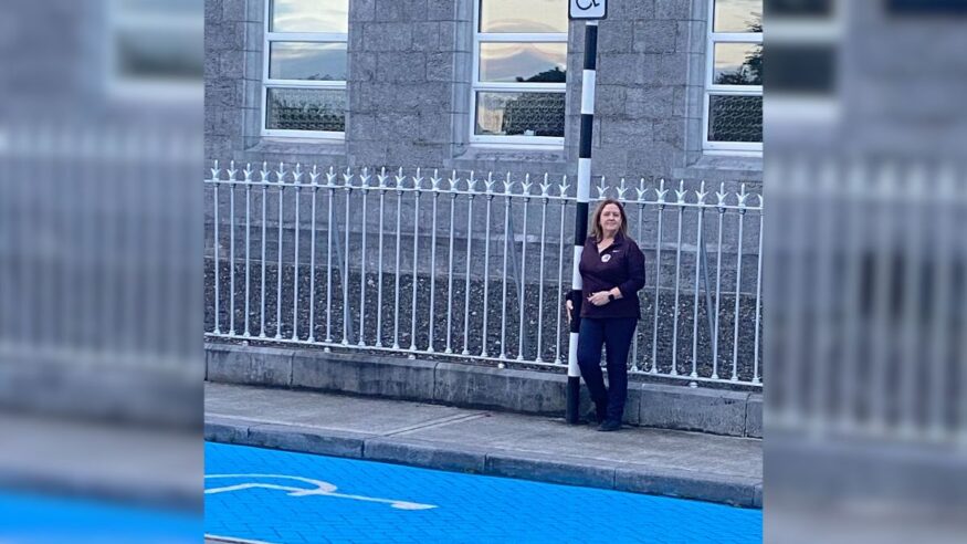 Disability parking bays in Ballinasloe town upgraded