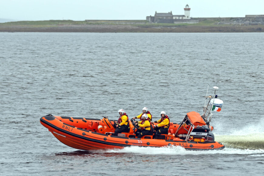 Galway RNLI crew called out to Hare Island yesterday evening