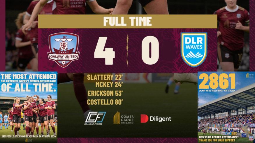 Galway United Women Make History At Eamon Deacy Park